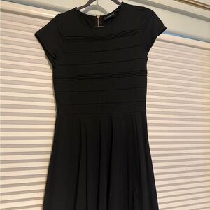 Cynthia Rowley Black Midi Dress